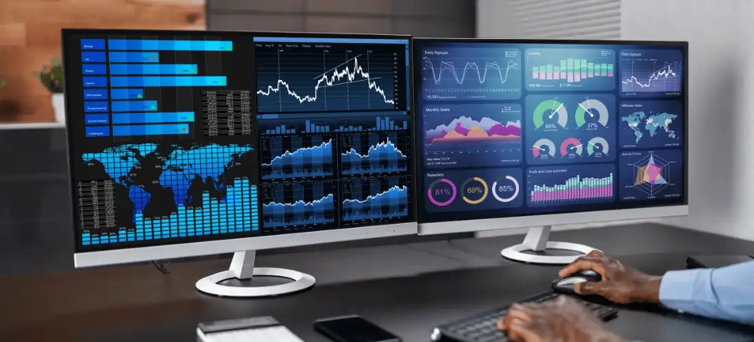 centralized command center with dashboards showcasing unified management